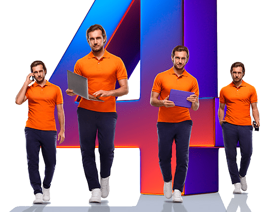 Великолепная четверка Ростелеком в&nbsp;деревня Большая Драгунская (Орловская область)